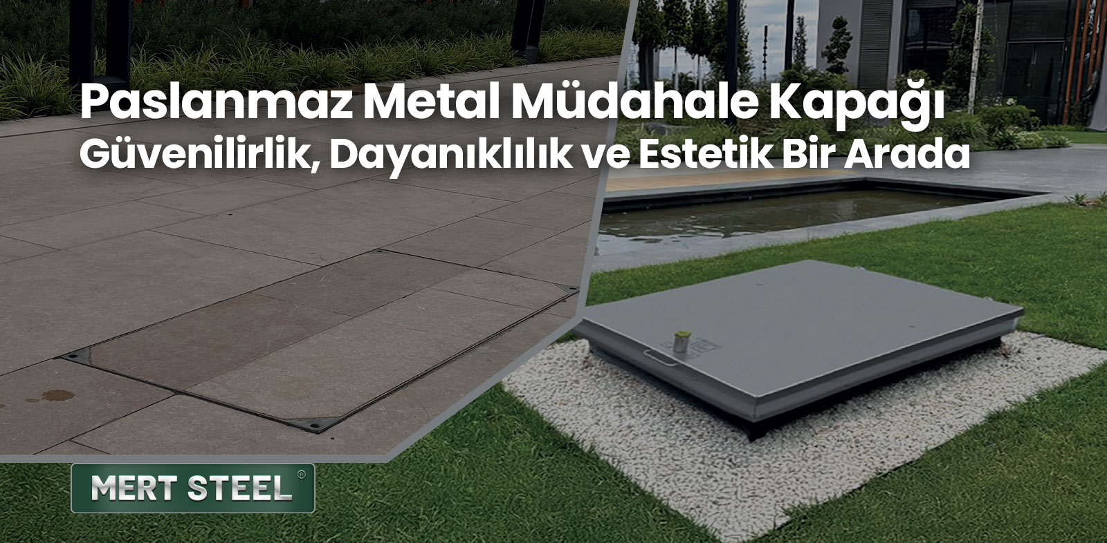 Paslanmaz Metal Müdahale Kapağı