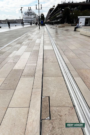 Polimer Drenaj Kanalı ve Paslanmaz Fuga Drenaj Izgarası