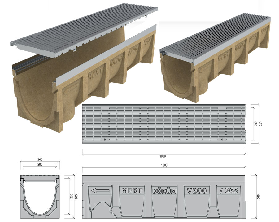 Polimer Beton Drenaj Kanalı