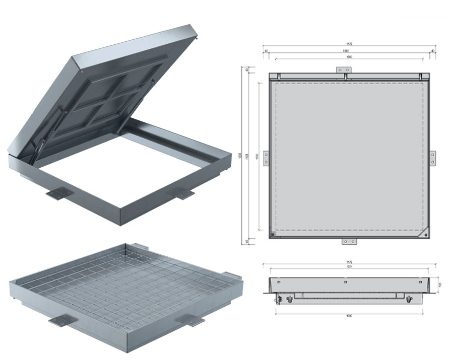 Paslanmaz Metal Müdahale Kapağı